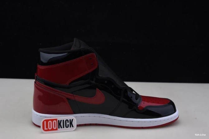 Cheap TBK Patent 1 Air OG Bred 555088-063 Jordan High 0702
